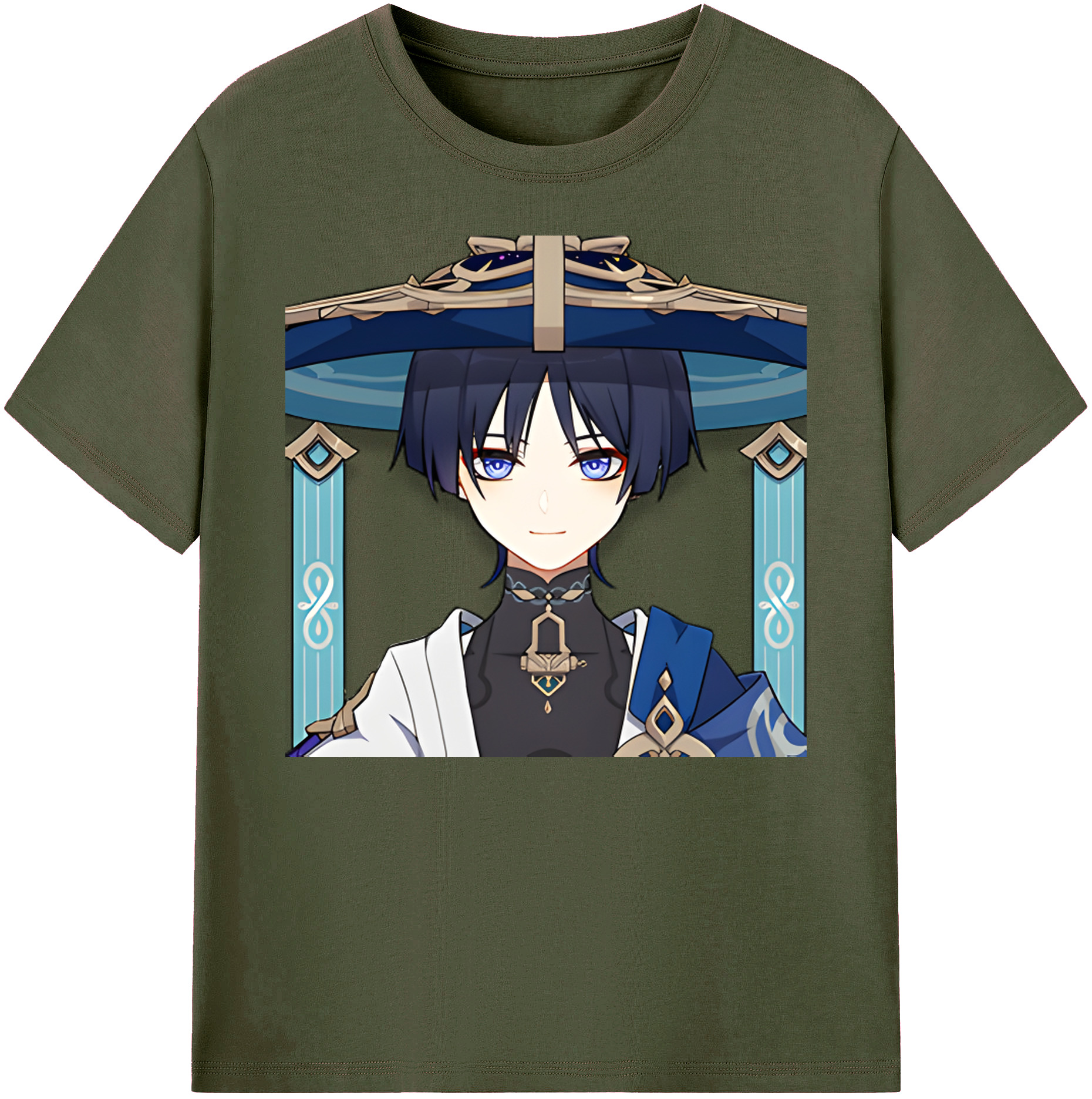 げんし神 さんペい genshin Sanpei 綿100％ メンズ半袖Tシャツ｜肌触りやわらか＆通気性